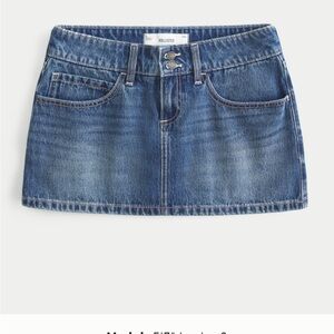 Hollister Women's Classic Blue Mini Skirt